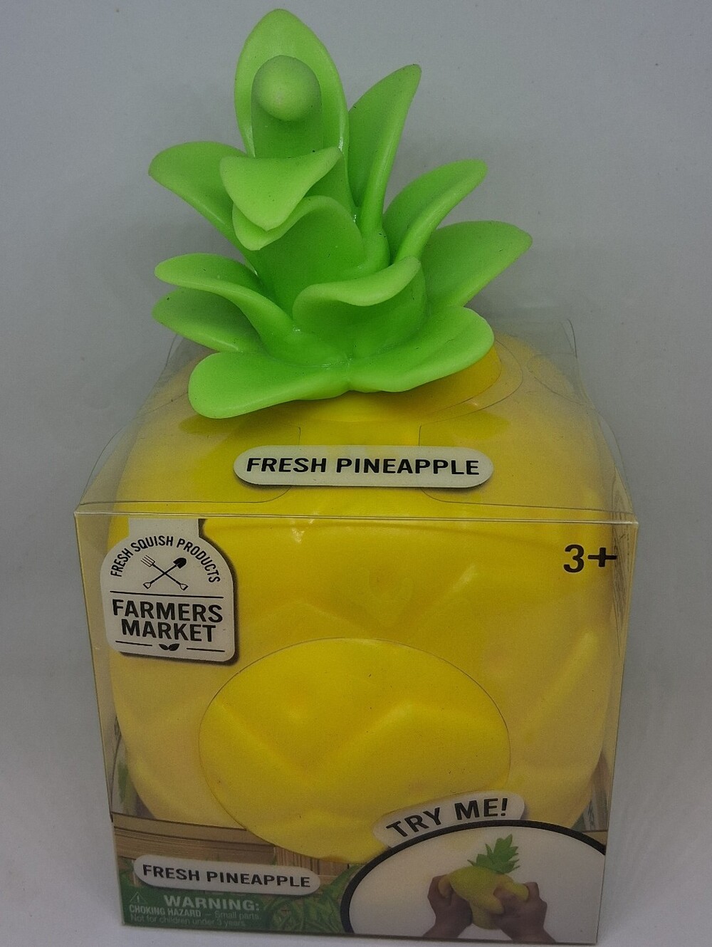 Jumbo Fresh Pineapple Squishy Toy - Yellow & Green